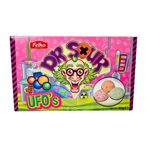 Dr Sour Ufo's 12 x 80g