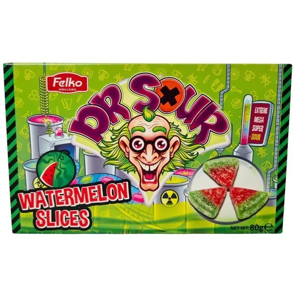 Dr Sour Watermelon Slices 12 x 80g