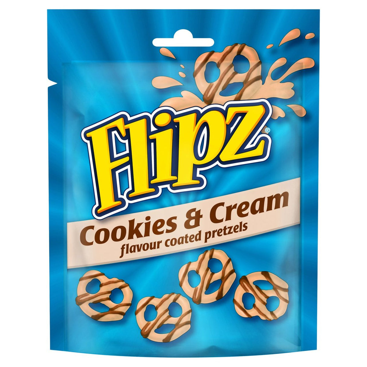 Flipz Cookies & Cream 6 x 90g DDM 2025-03