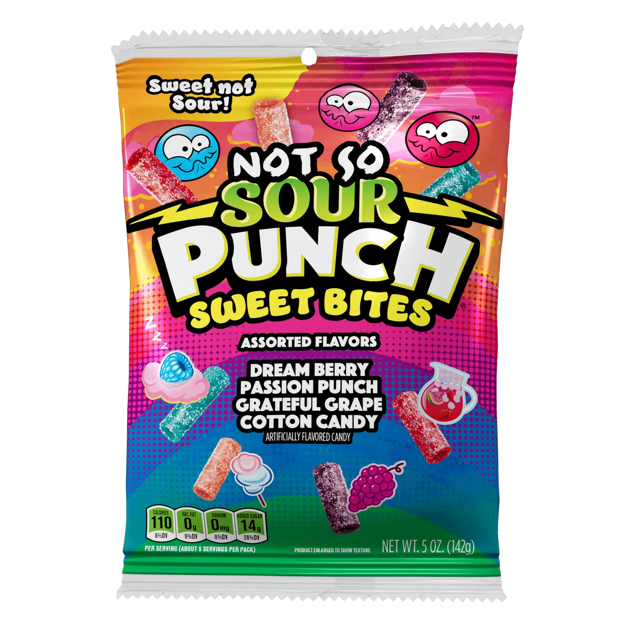 Sour Punch Sweet Bites Mix Flavors 12 x 105g