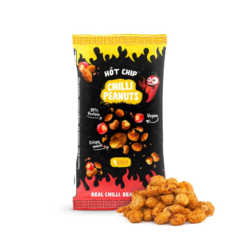 Hot Chip Peanuts Chilli 20 x 70g