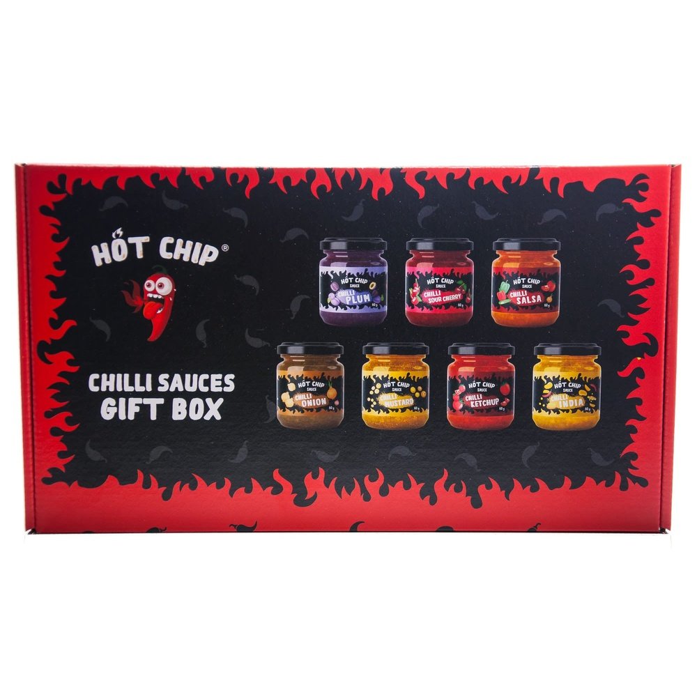 Hot Chip Tasting Box Chilli Sauce 1 x 420g