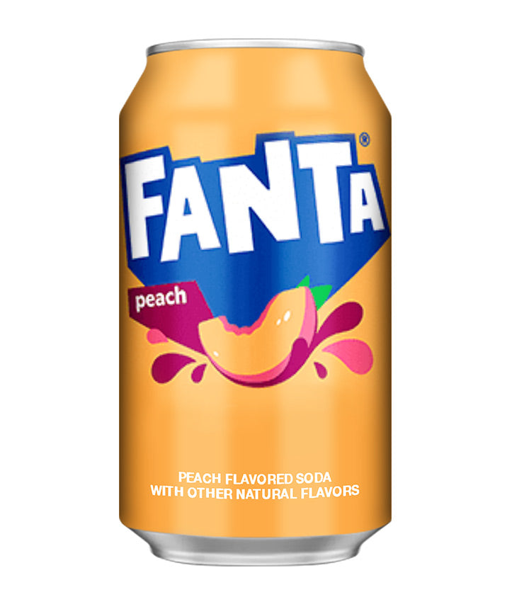 Fanta Peach 12 x 355ml - WITH LABEL