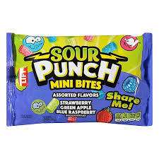 Sour Punch Mini Bites Mix Flavors 18 x 56g