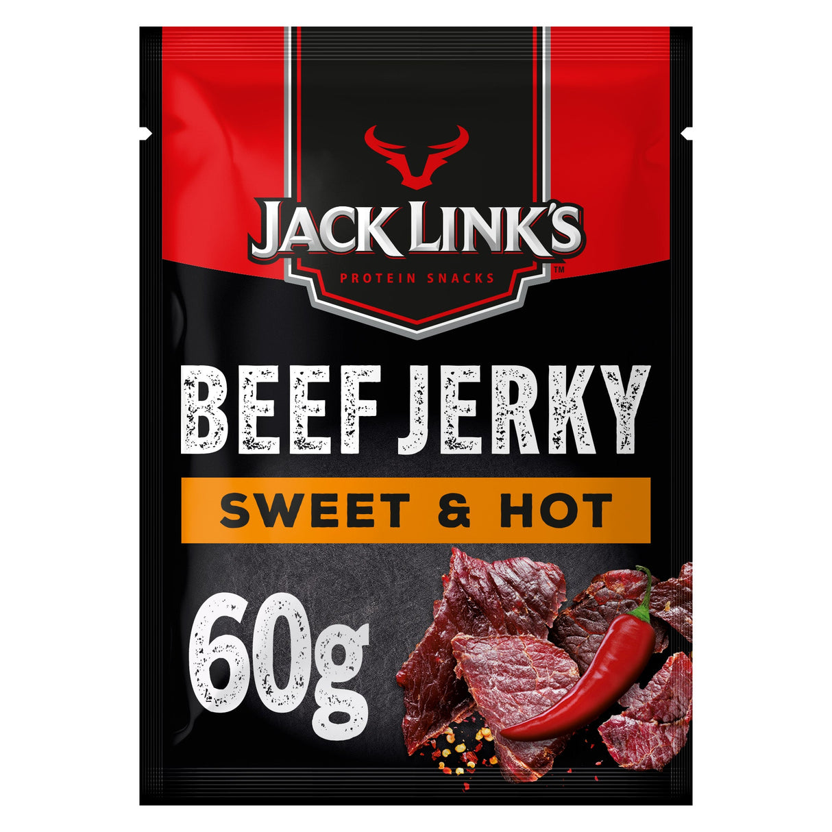 Jack Link's Beef Jerky Sweet and Hot 12 x 60g