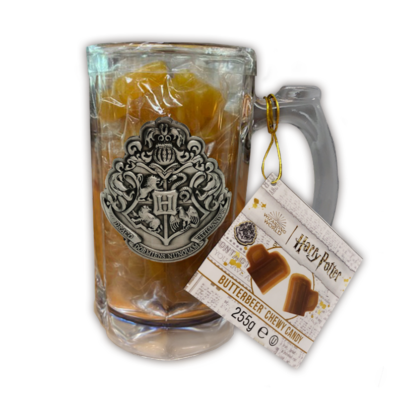 Jelly Belly Beans Harry Potter Butterbeer Chewy Candy Glass Mug 6 x 225g DDM 2024-12