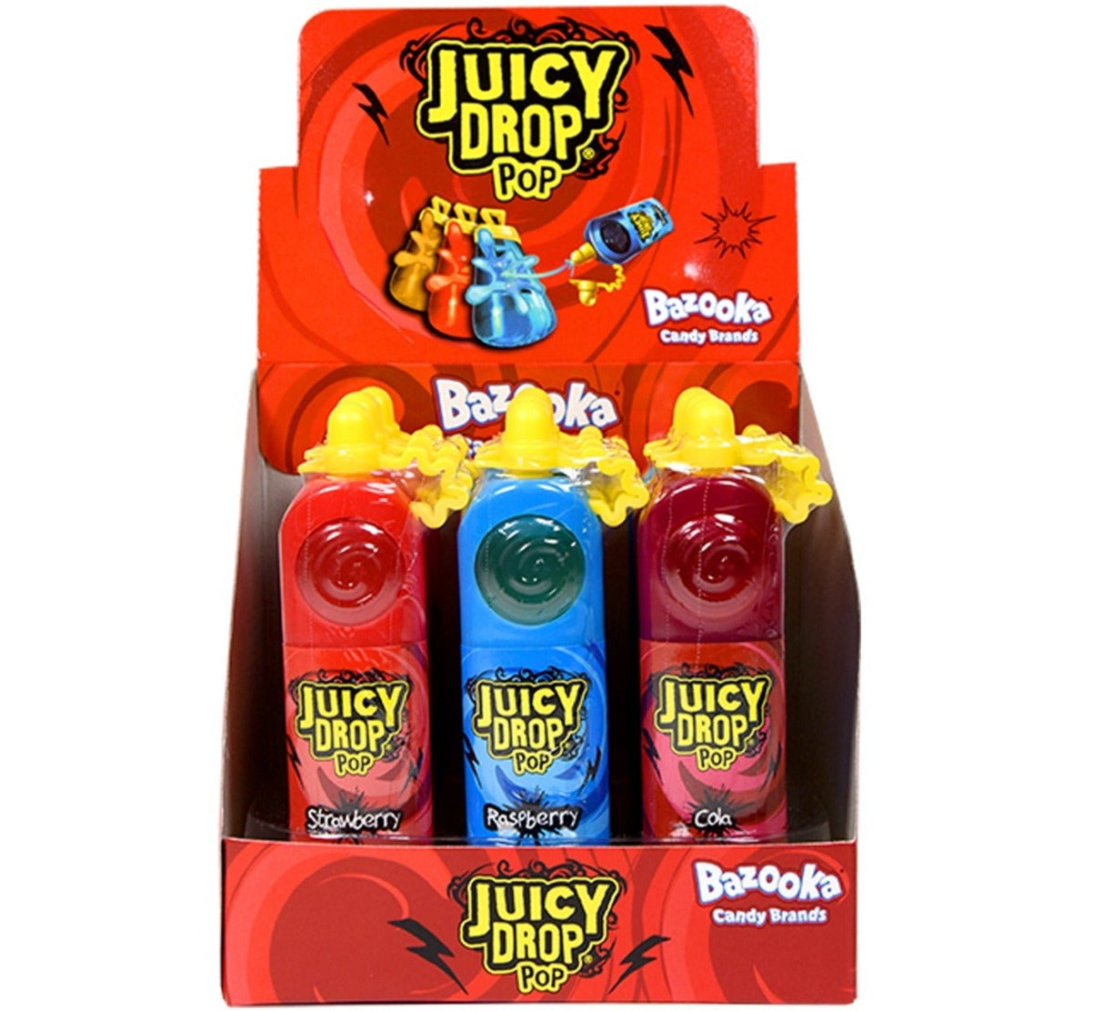 Bazooka Juicy Drop Pop 12 x 26g