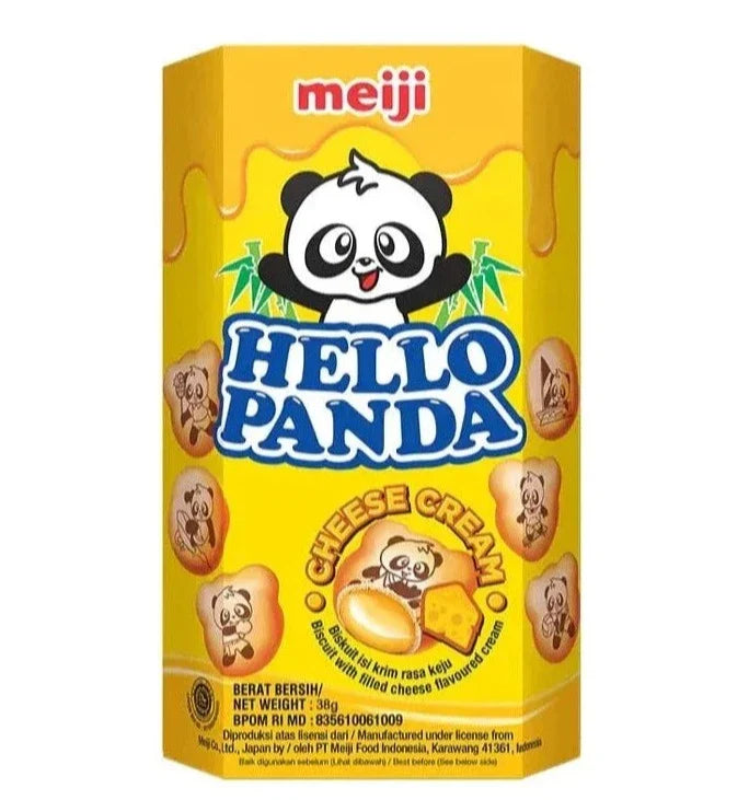 Meiji Hello Panda Cheese Cream 10 x 38g DDM 2025-03