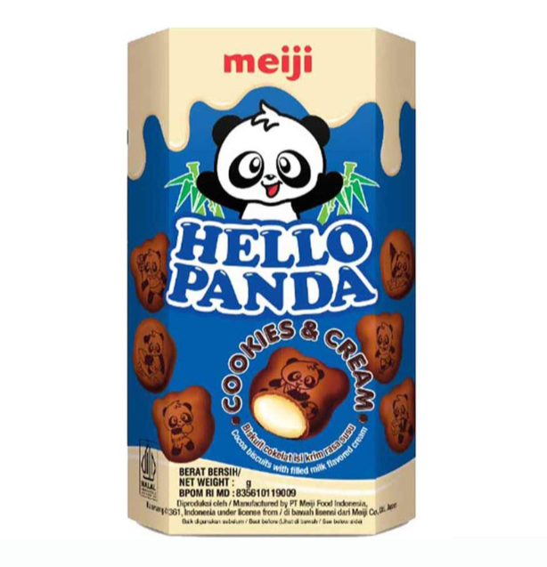 Meiji Hello Panda Cookie and Cream 10 x 42g DDM 2024-12