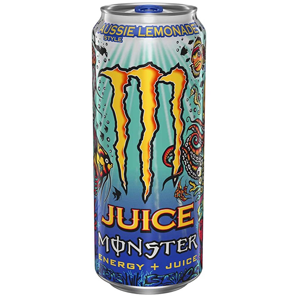 Monster PL Energy Juice Aussie Style Lemonade 12 x 500ml