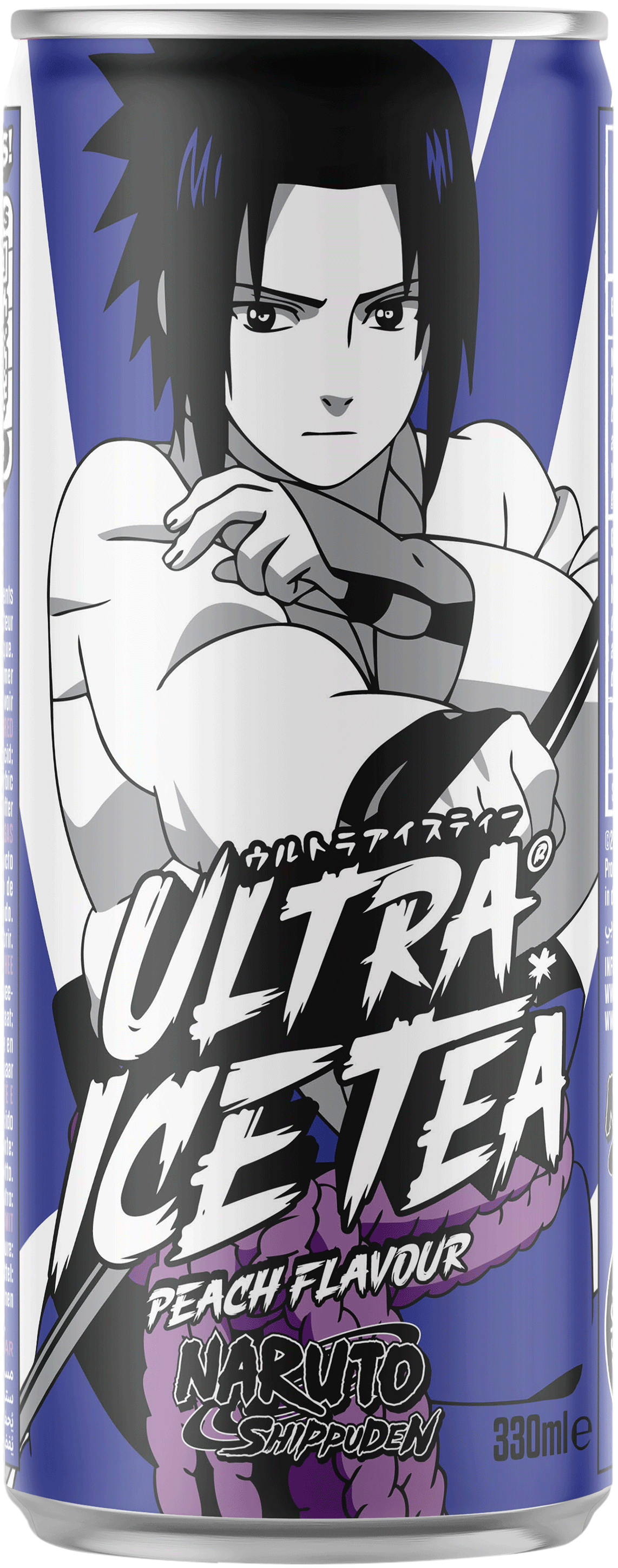 Naruto Ultra Ice Tea Blikje Sasuke 24 x 330 ml