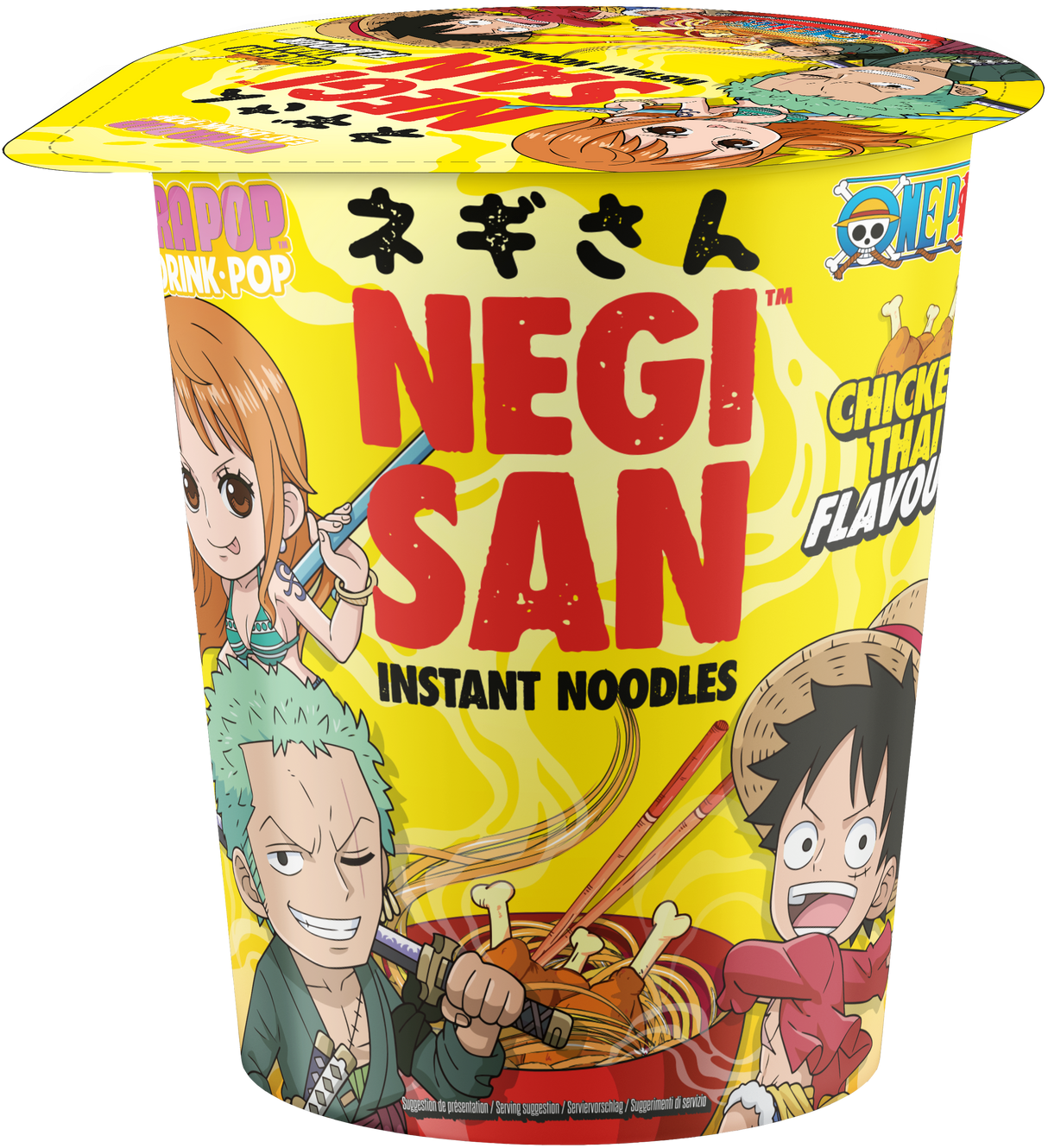 Negisan Noodles One Piece Thai Chicken 8 x 65g