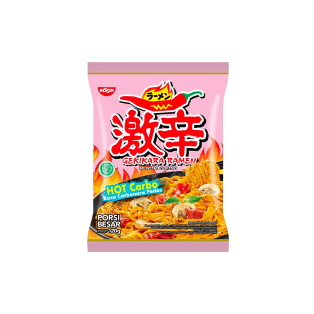 Nissin Ramen Gekikara Hot Carbo 30x120g