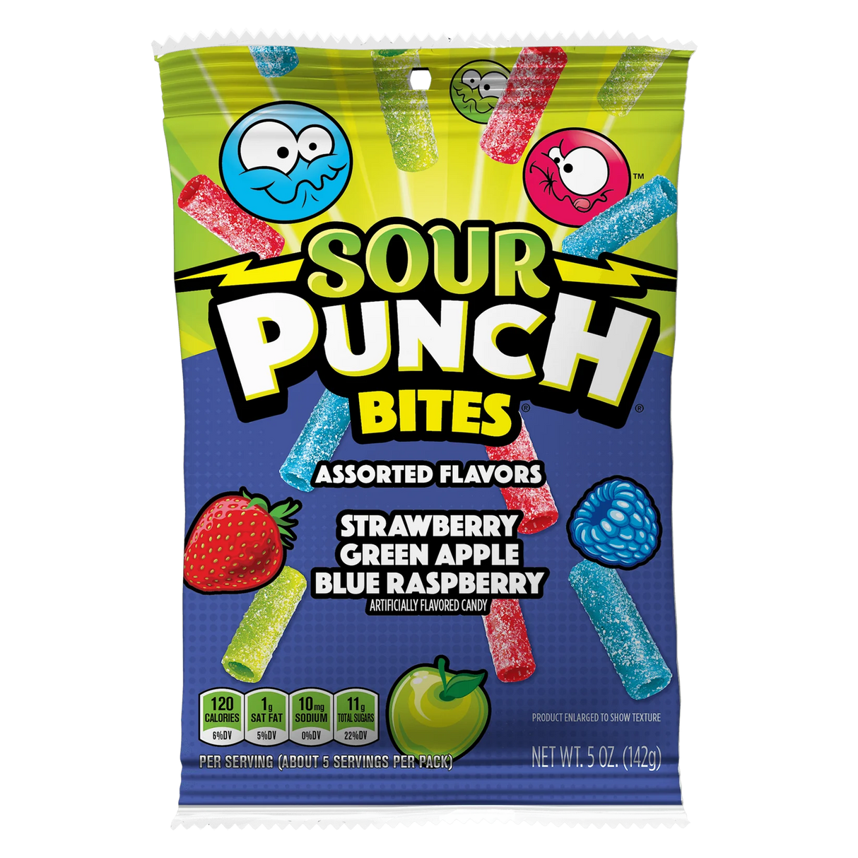 Sour Punch Bites Mix Flavors 12 x 105g