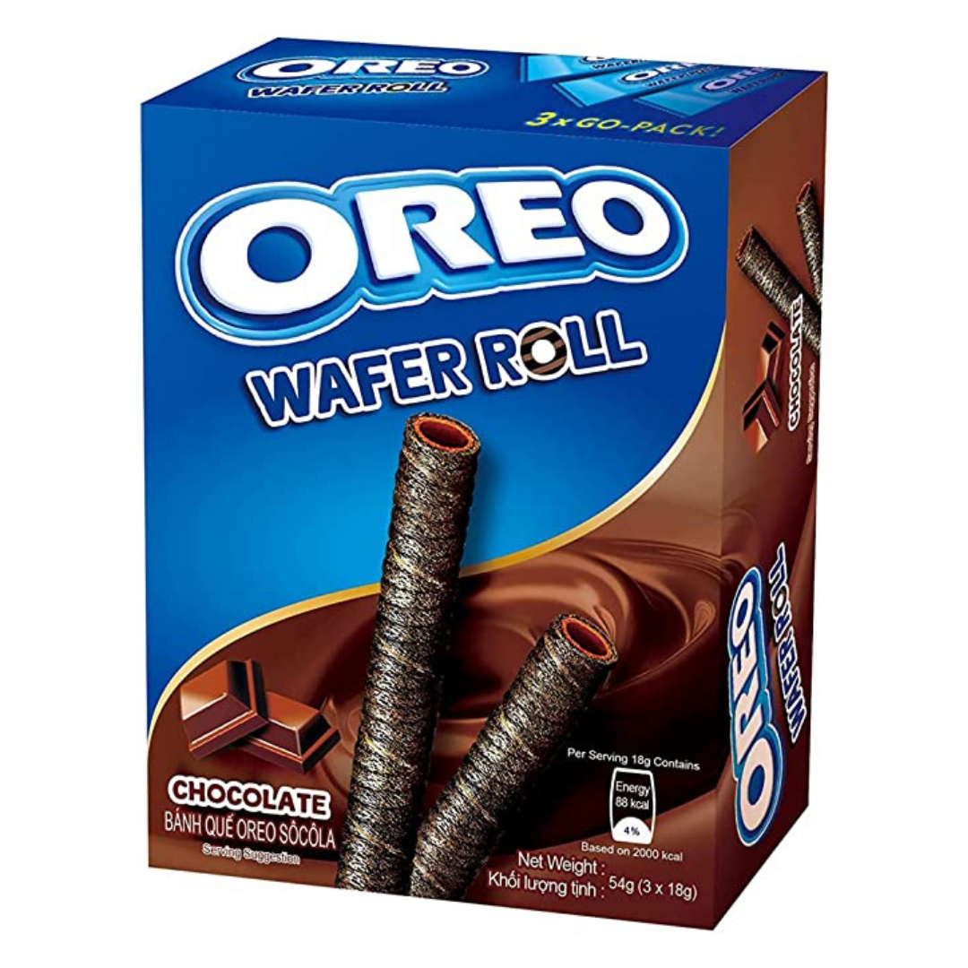 Oreo Wafer Roll Chocolate 20 x 54g DDM 2025-02