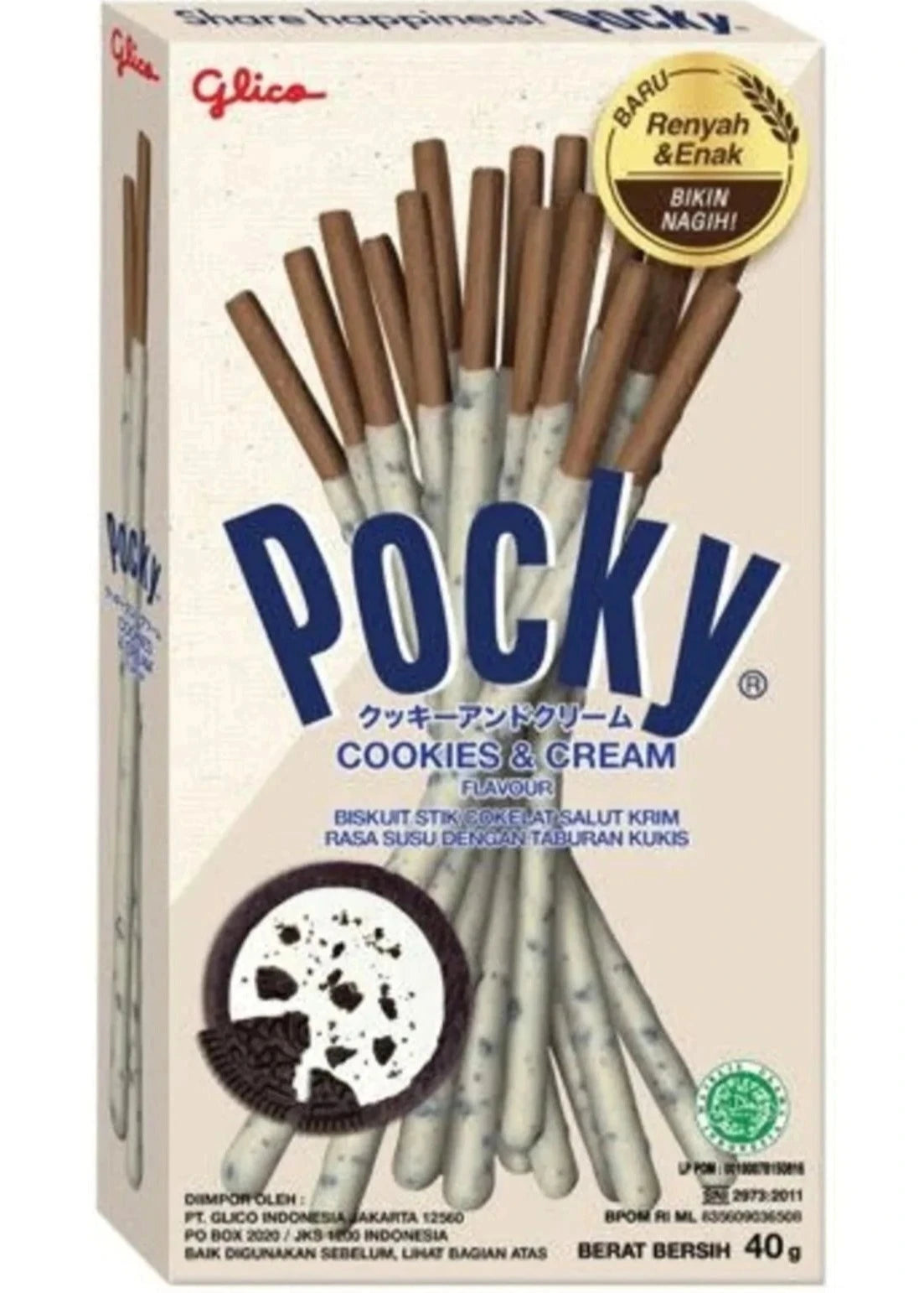 Pocky Cookies & Cream 10 x 40g