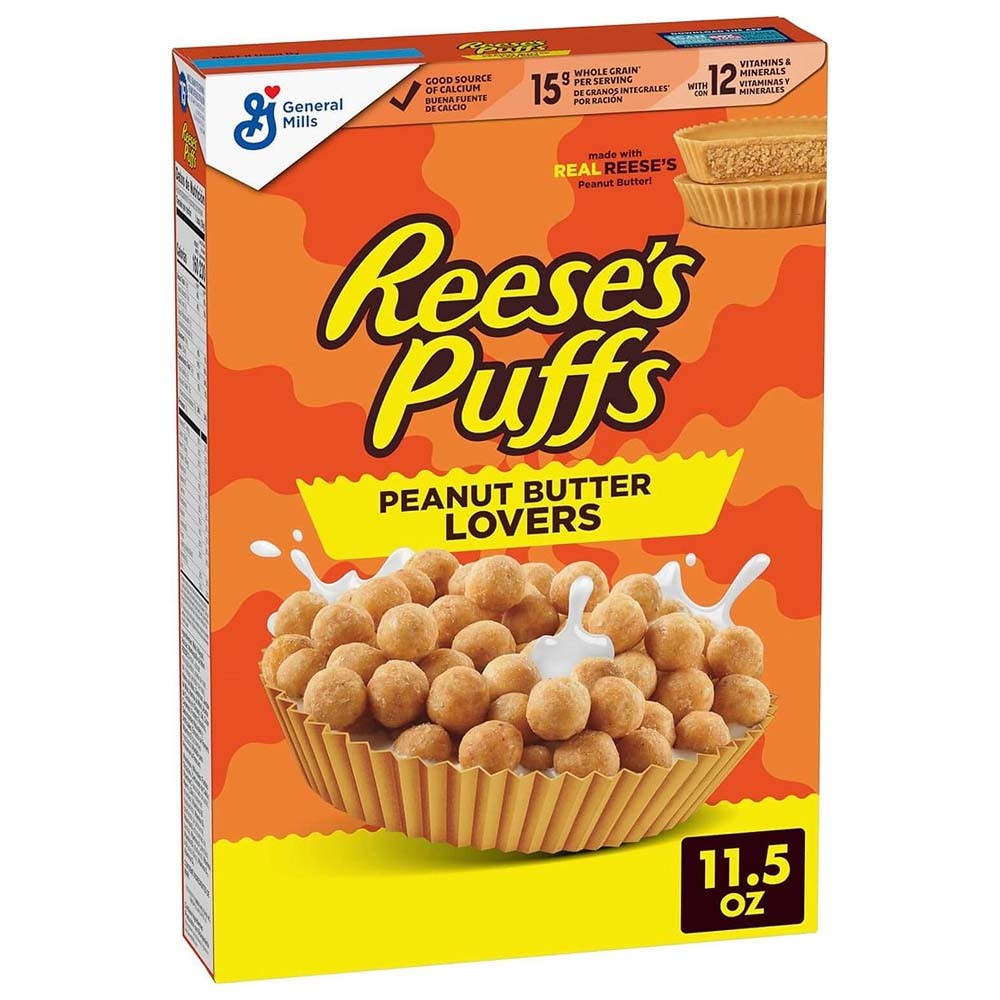 Reese's Puffs Lovers Peanut Butter 12 x 326g