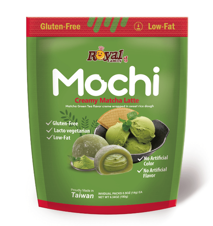 Royal Family Mochi Creamy Latte Matcha 12 x 180g