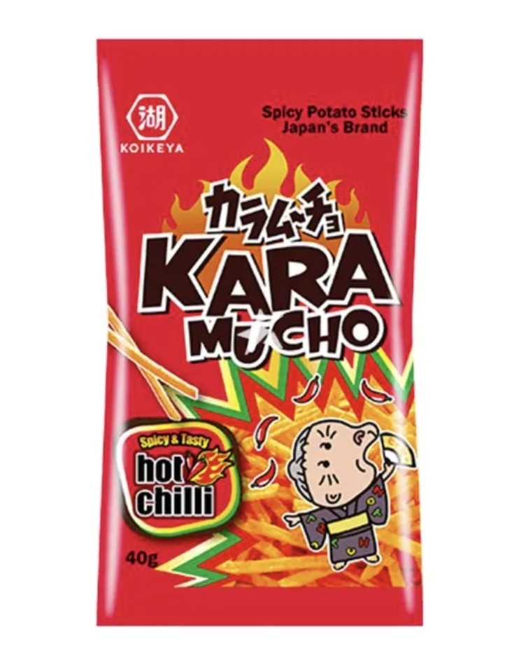 Karamucho Potato Sticks Hot Chili 18 x 40g DDM 2025-01