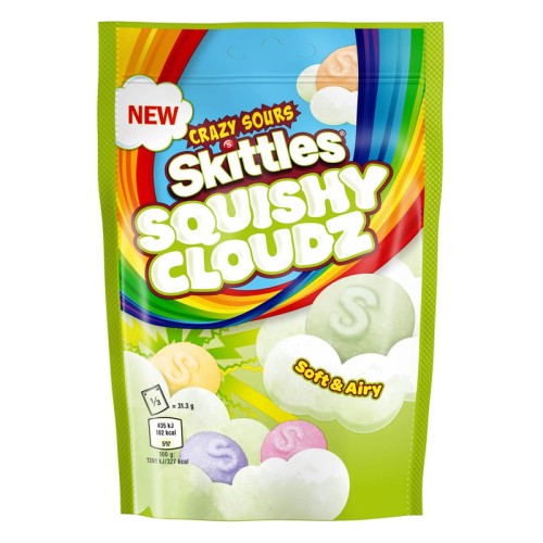 Skittles Squishy Cloudz Sour 18 x 94g DDM 2025-03