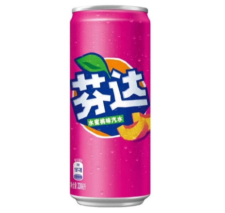 Fanta China Peach 12 x 330ml - AVEC ETIQUETTE