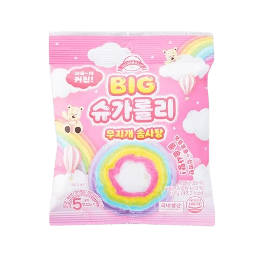 Sugarolly Big Rainbow Cotton Candy 60 x 12g