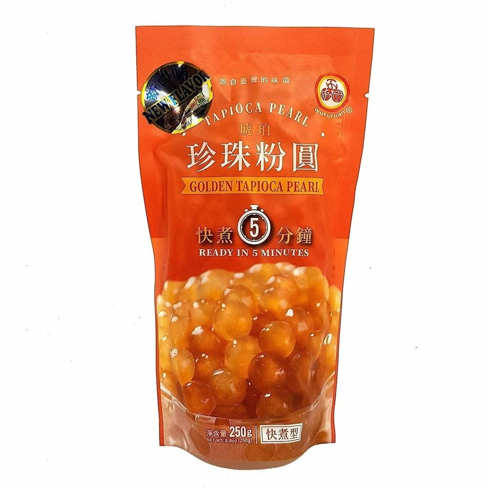 Tapioca Pearl Bubble Tea Golden 36 x 250g DDM 2025-04