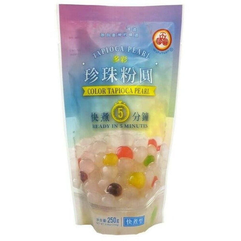 Tapioca Pearl Bubble Tea Multicolor 36 x 250g DDM 2025-04