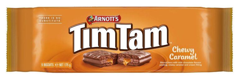 Arnotts Tim Tam UK Chewy Caramel 24 x 175g