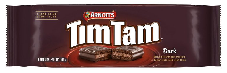 Arnotts Tim Tam UK Dark Chocolate 24 x 163g