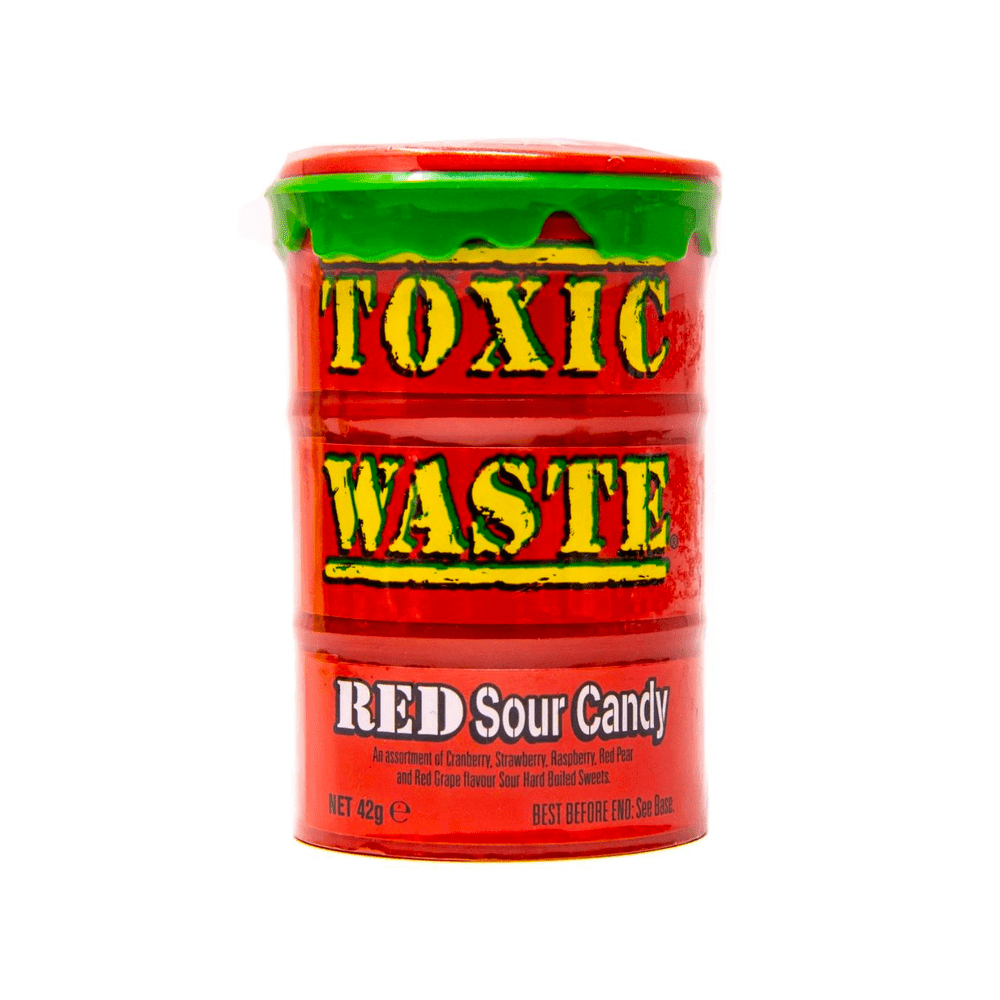 Toxic Waste Red Sour Candy 12 x 42g – Planet Foods