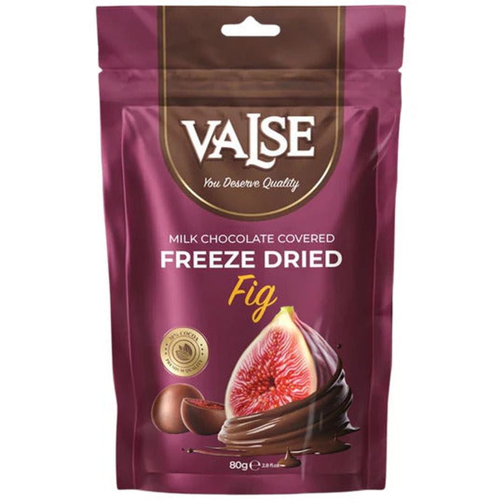 Valse Freeze Dried Fig & Milk Chocolate 12 x 80g