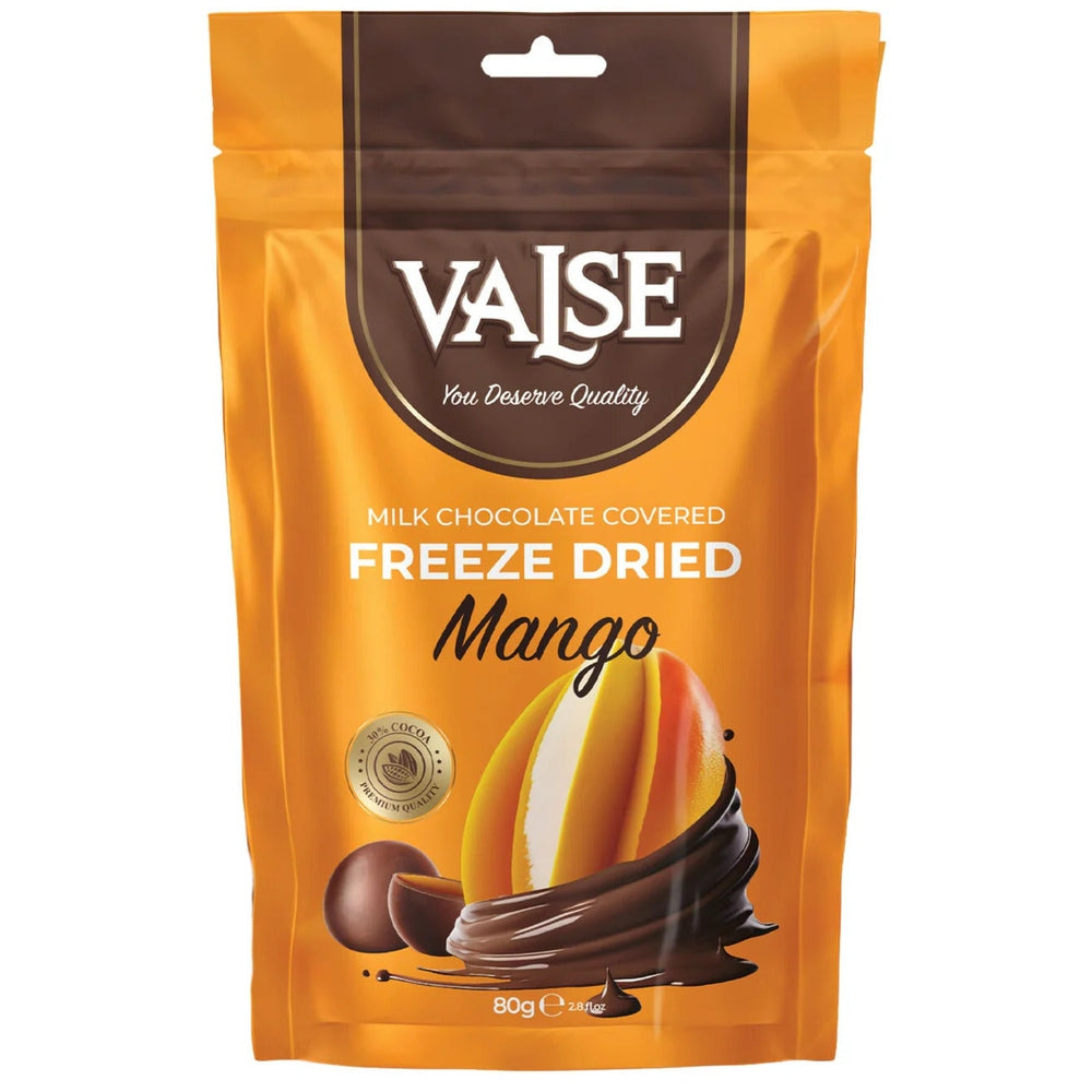 Valse Freeze Dried Mango & Milk Chocolate 12 x 80g