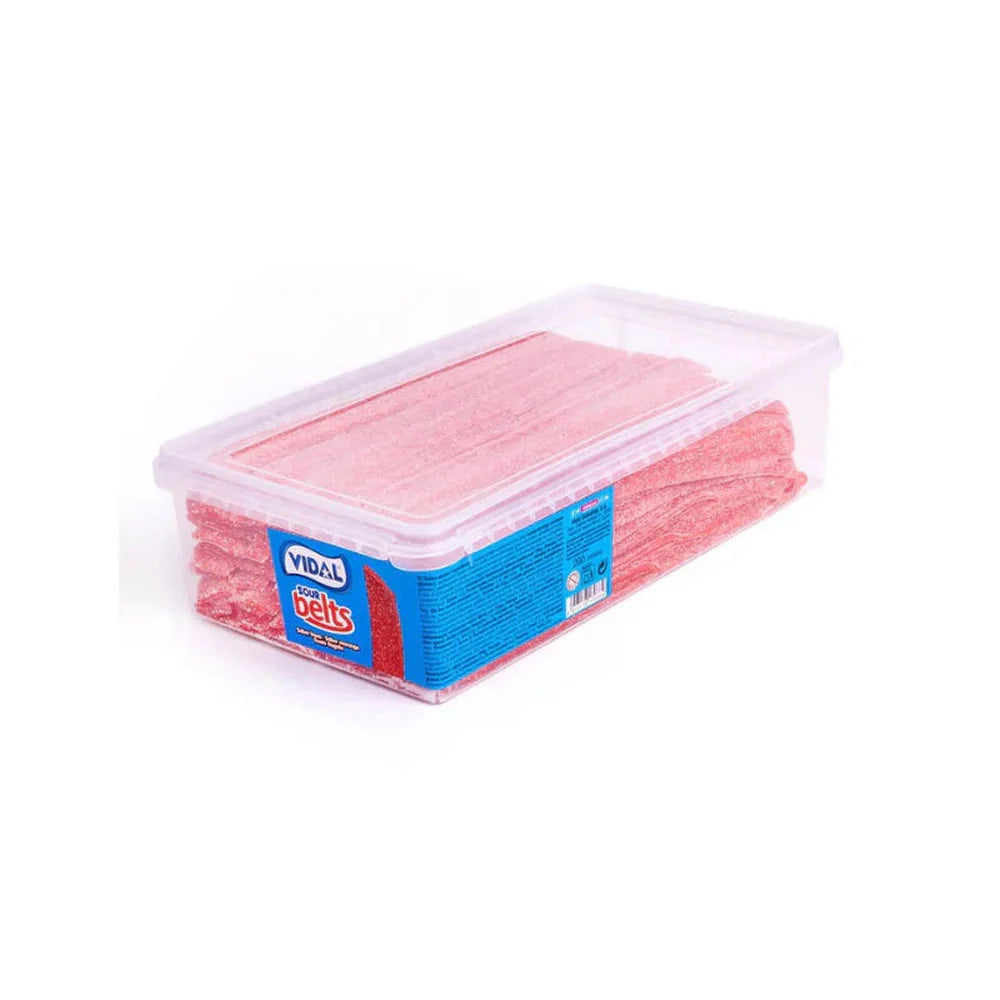 Vidal Sour Belts Strawberry 6 x 200pc