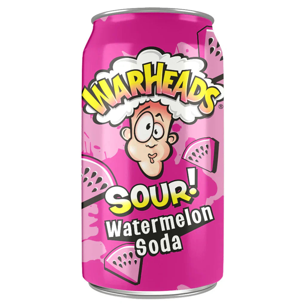 Warheads Sour Watermelon Soda 12 x 355ml