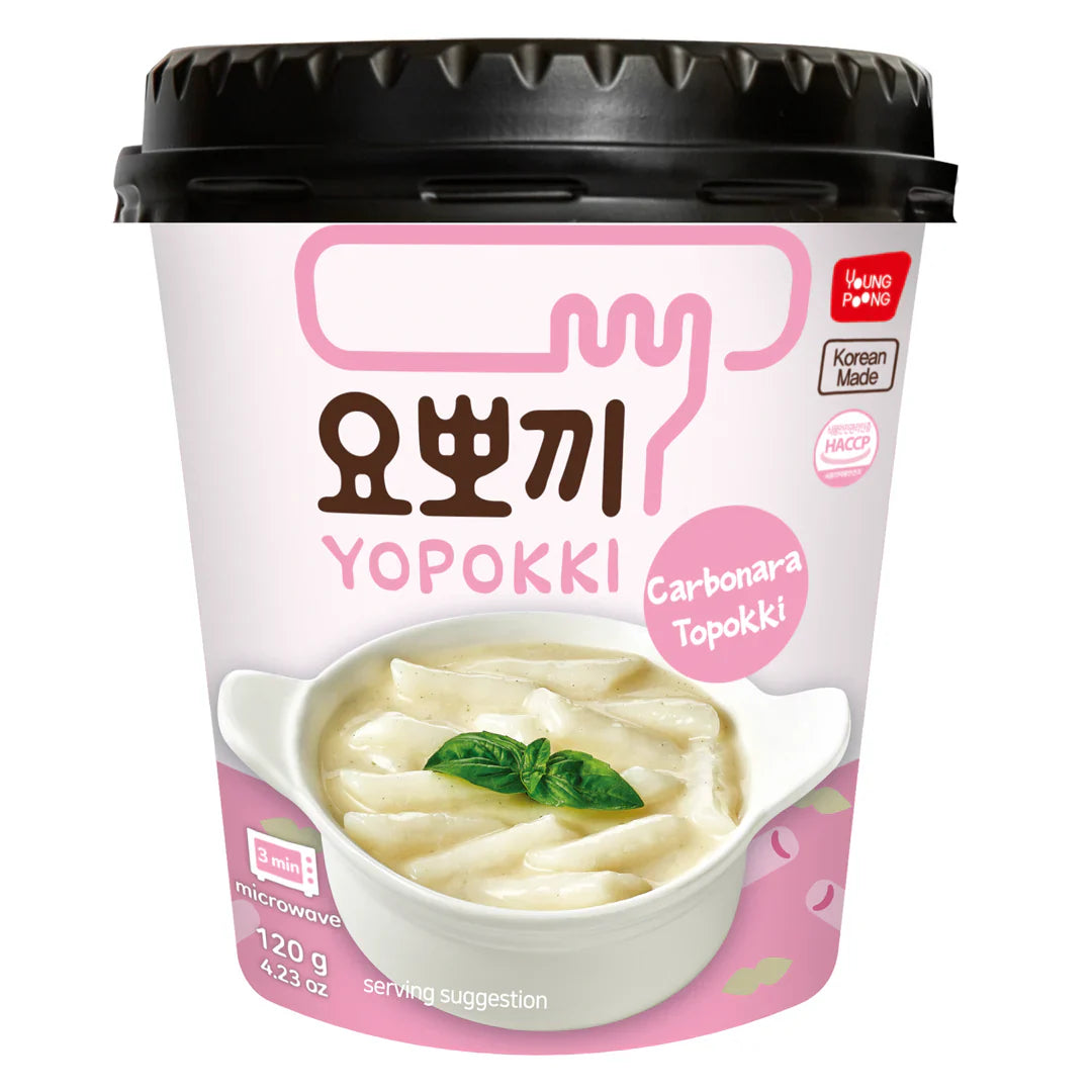 Youngpoong Yopokki Cup Topokki Carbonara 30 x 120g