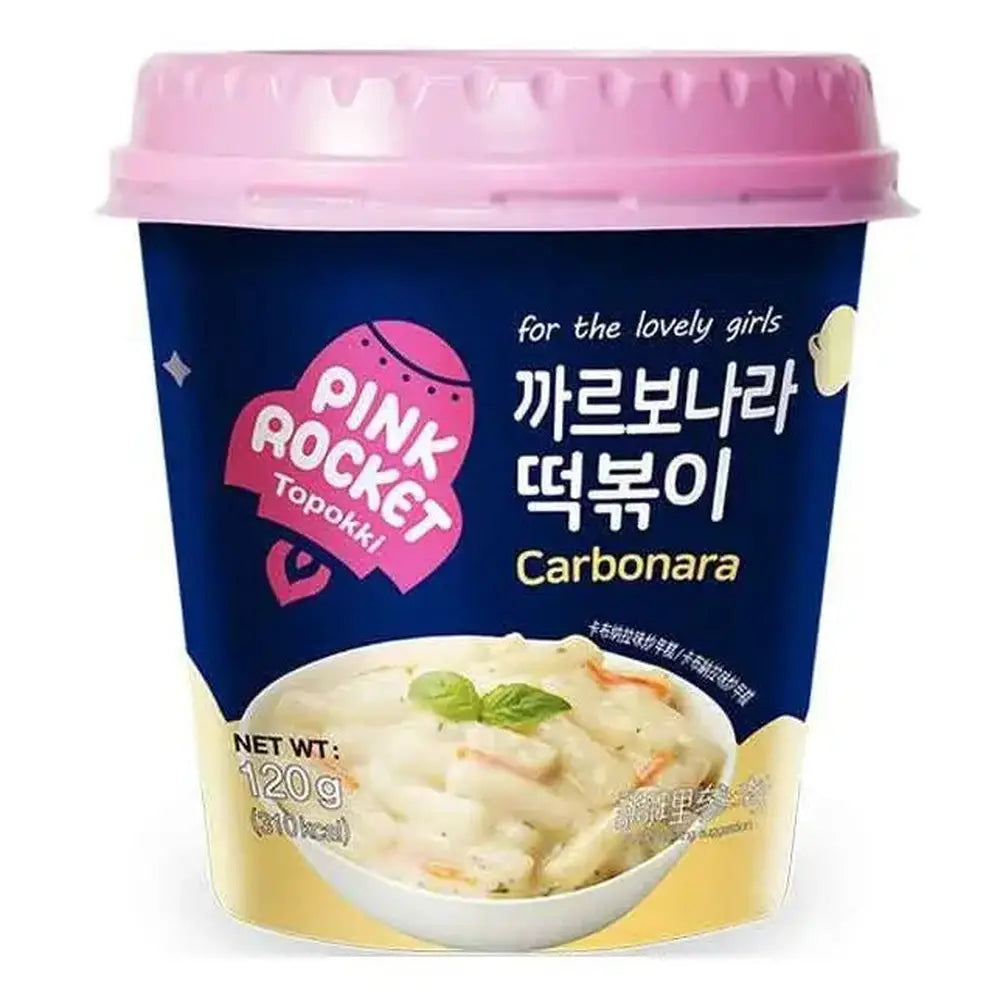 Youngpoong Pink Rocket Cup Topokki Carbonara 30 x 120g