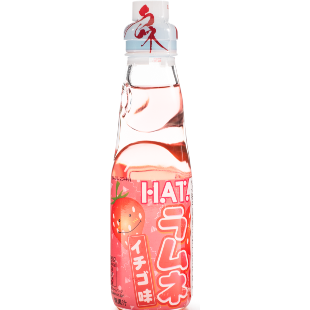 Ramune Hatakosen Strawberry 30 x 200ml