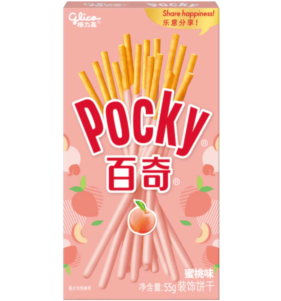 Glico Pocky Peach 36 x 55g