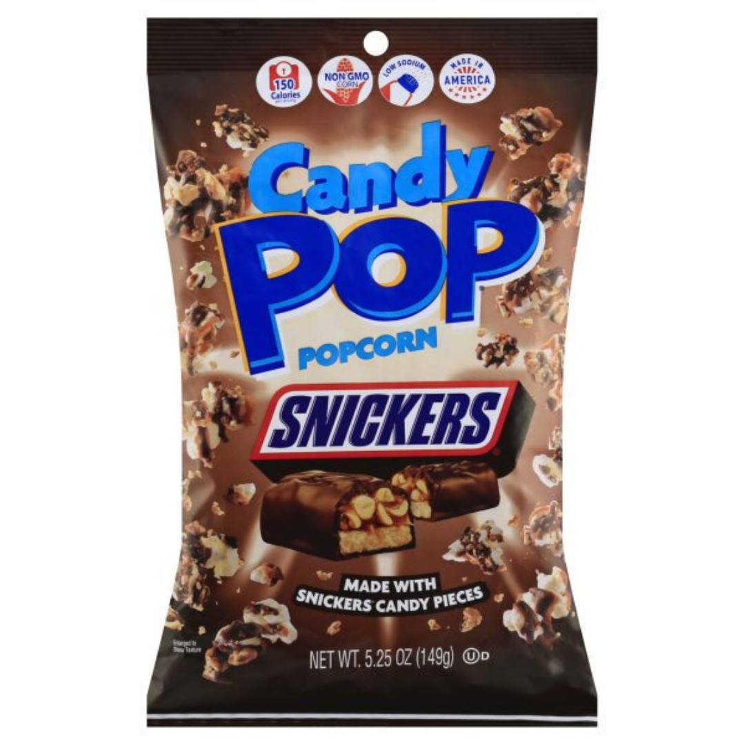 Candy Pop Popcorn Snickers 12 x 149g