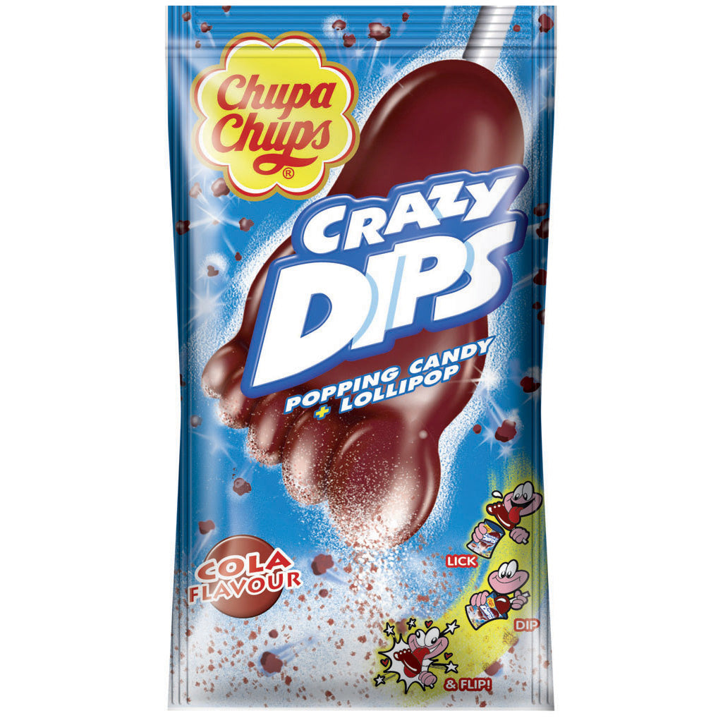 Chupa Chups Popping Candy & Lollipop Cola 24 x 14g