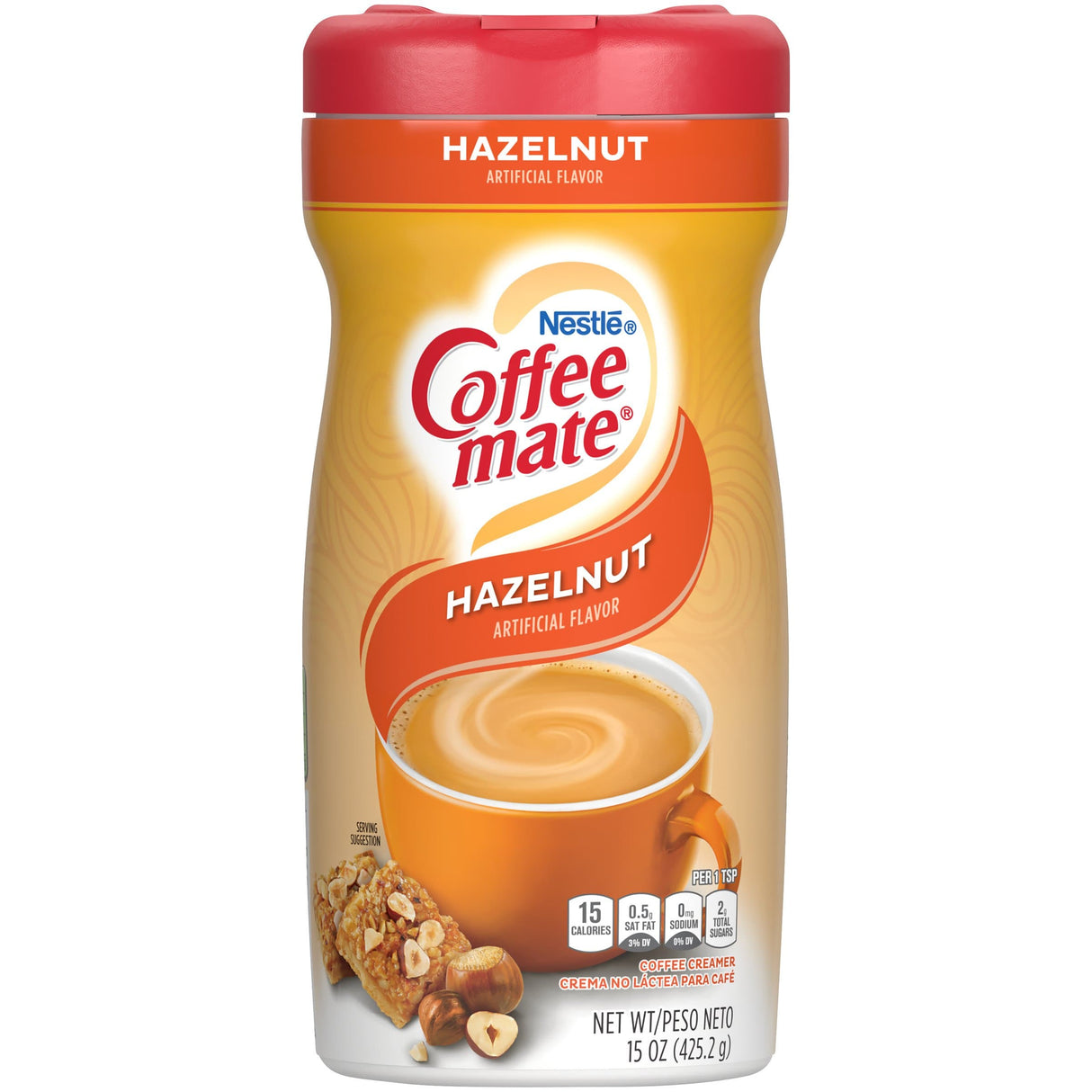 Coffee Mate Powder Hazelnut 6 x 425.2g