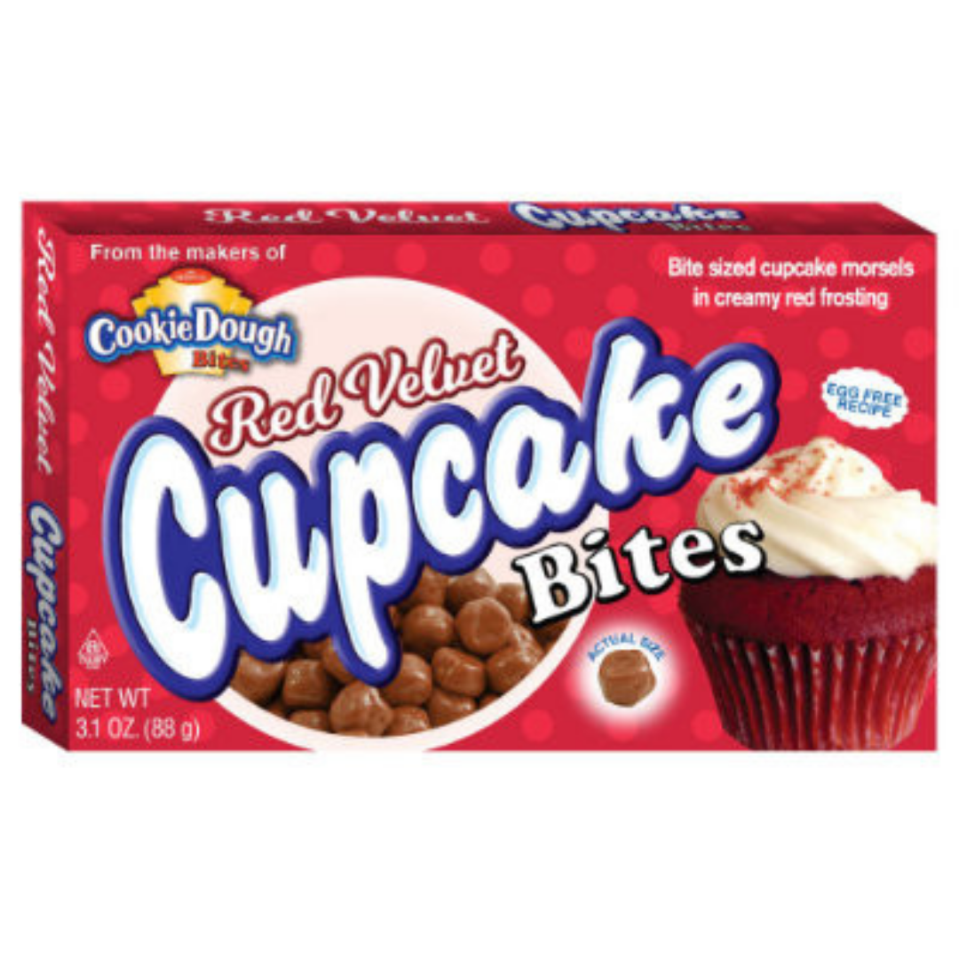 Cookie Dough Cupcake Bites Red Velvet 12 x 88g