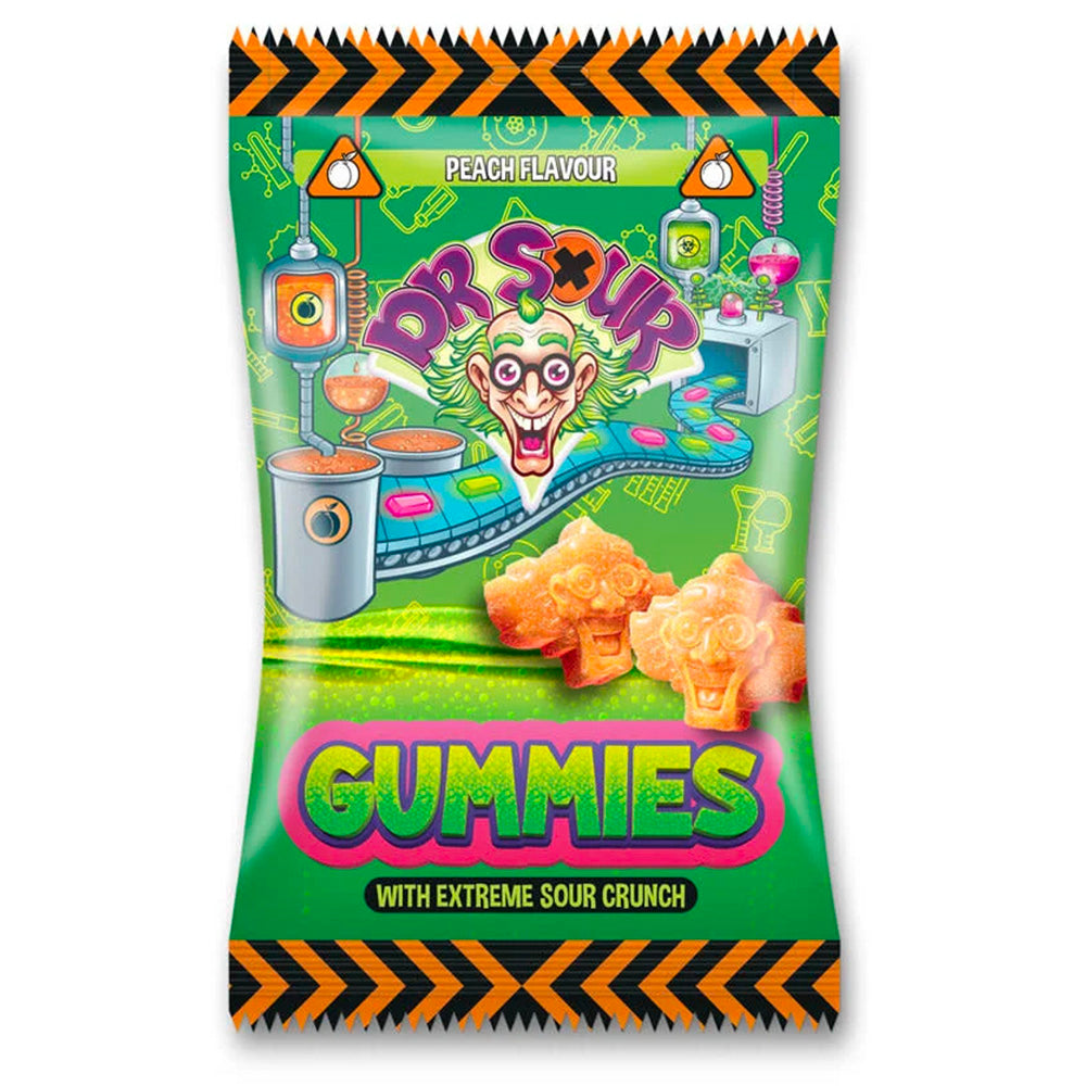 Dr Sour Gummies Perzik 12 x 200 g