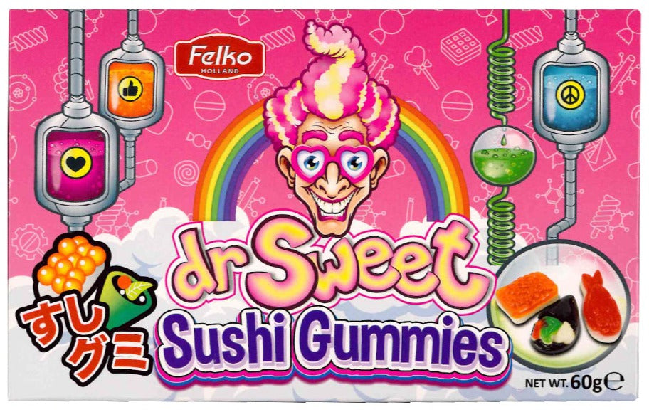 Dr Sweet Gummies Sushi 12 x 60g