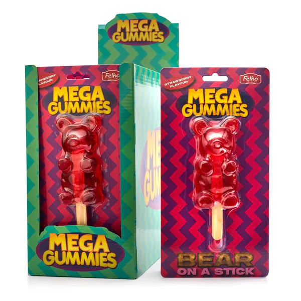 Felko Mega Gummies Bear On Stick 22 x 120g