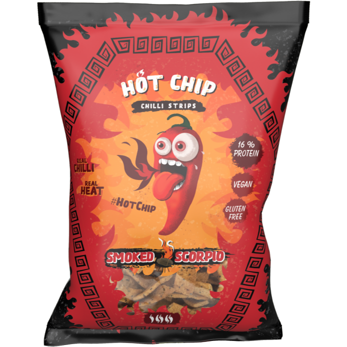 Hot Chip Strips Smoked Scorpio 20 x 80g