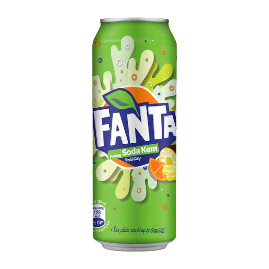 Fanta Cream Soda Fruity 24 x 320ml