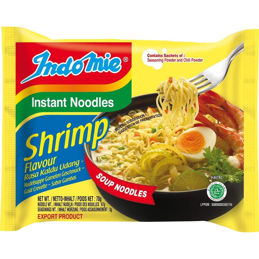 Indomie Instant Noodles Shrimp Flavour 40 x 70g