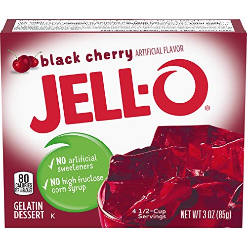 Jell-O Gelatin Black Cherry 24 x 85g